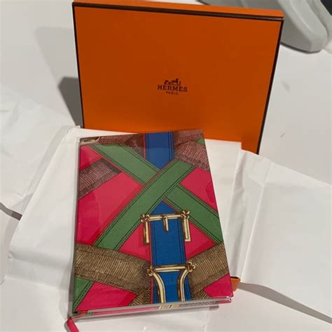 hermes silk notebooks|Hermes desk accessories.